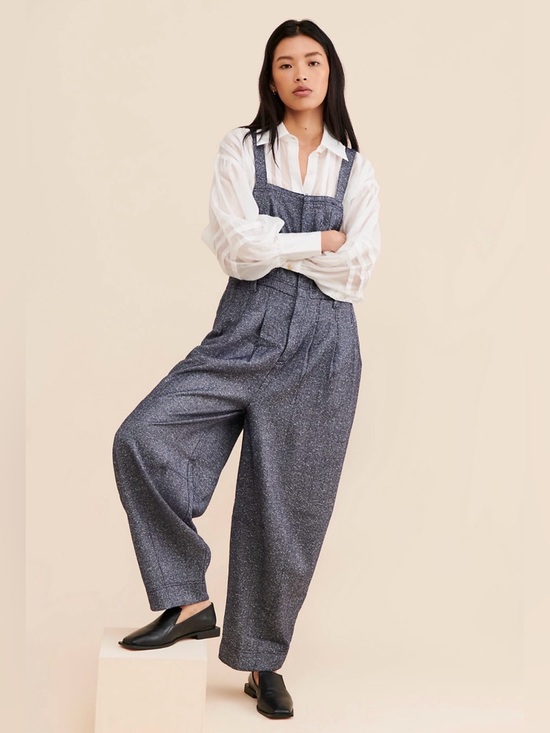 Free People Pants - Free People Leonie One-Piece Jumpsuit Overalls Tweed Wool Blend L